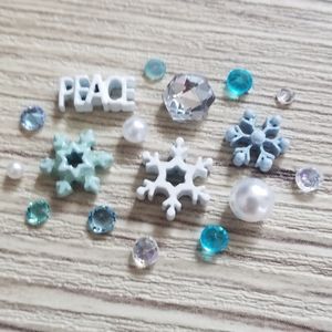 🦉"Snowfall" Charm Set